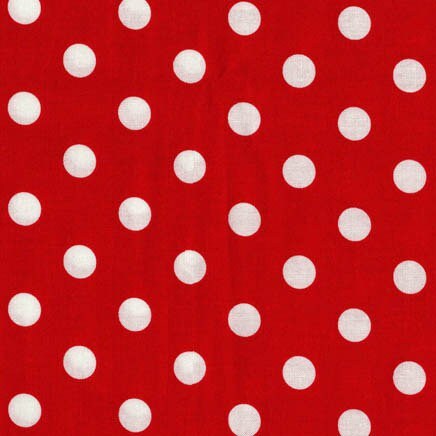 That’s It Dot - Minnie - Red - Polka Dots - Fabric By The Yard - 100% Cotton - Michael Miller Fabrics - CX2489-MINN-D