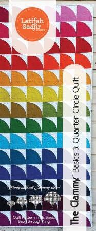 The Clammy Basics 3: Quarter Circle Quilt Pattern by Latifah Saafir Studios - # LSS-00021