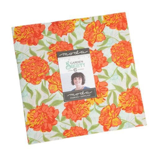 Garden Society 10” Layer Cake by Crystal Manning - 42 pcs - 100% Cotton 