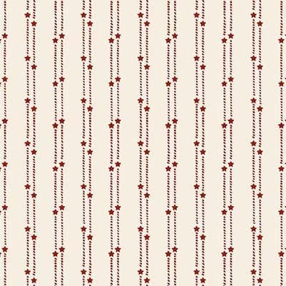 Rawhide Stripe Cranberry - Rootin’ Tootin’ - Michael Miller Fabrics 