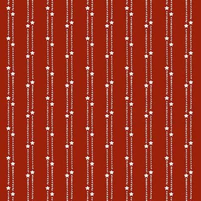 Rawhide Stripe Red - Rootin’ Tootin’ - Michael Miller Fabrics 