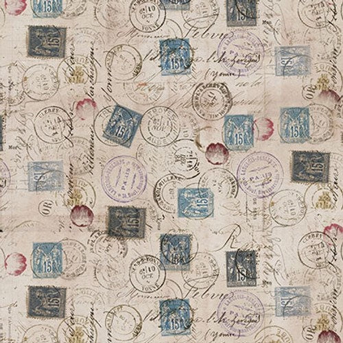 Correspondence - Foundations by Tim Holtz - 100% Cotton 