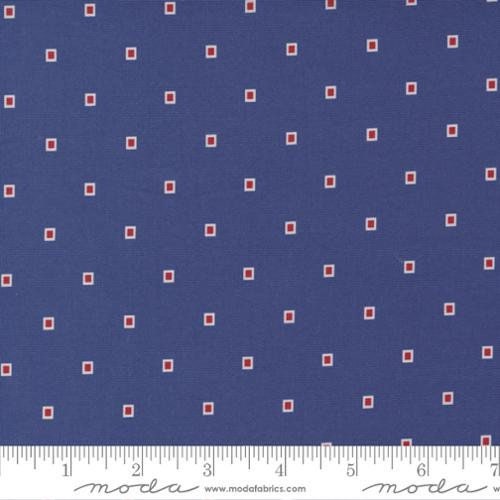 Square Dots on Navy - Picture Perfect - Moda 21805 18