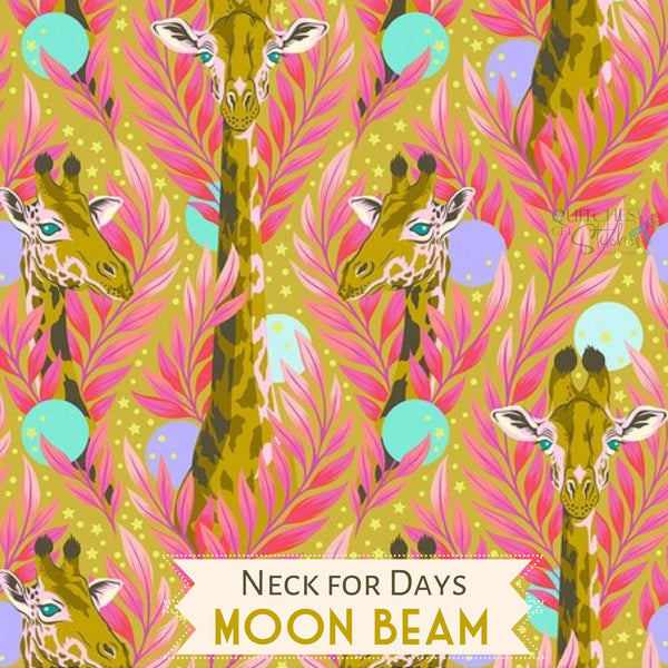 Neck for Days in Moonbeam PREORDER - Everglow by Tula Pink - 100% Cotton 