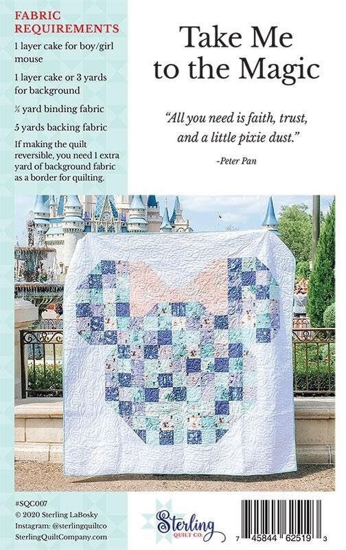 Take Me to the Magic Quilt Pattern by Sterling Quilt Co - Paper Pattern - Layer Cake Quilt Pattern