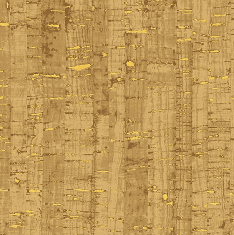 Cork Uncorked - Fabric with Metallic - 100% Cotton