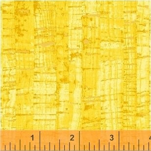 Butter Uncorked - Yellow - Fabric with Metallic 
