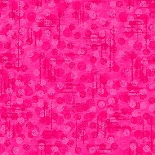 Cyclamen Hot Pink Jot Dot - 100% Cotton Fabric - Blank Quilting 