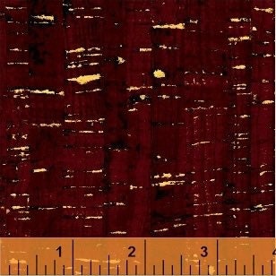 Brick Uncorked - Fabric with Metallic - 100% Cotton