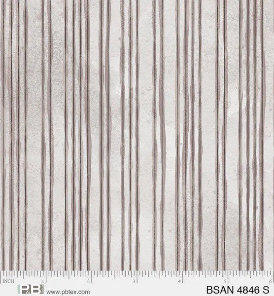 Gray Safari Stripes - Baby Safari Zebra Animals by Clint Eager for P&B Textiles - 100% Cotton
