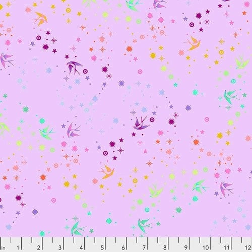 Fairy Dust Lavender - True Colors by Tula Pink- 100% Cotton - Free Spirit Fabrics - PWTP133.LAVENDER