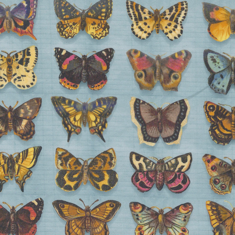 Butterflies on Sky - Junk Journal by Cathe Holden for Moda Fabrics - 100% Cotton