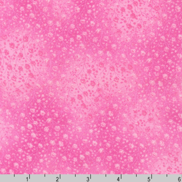 Petal Pink Fusions Floral Vine - Robert Kaufman Fabrics - 100% Cotton