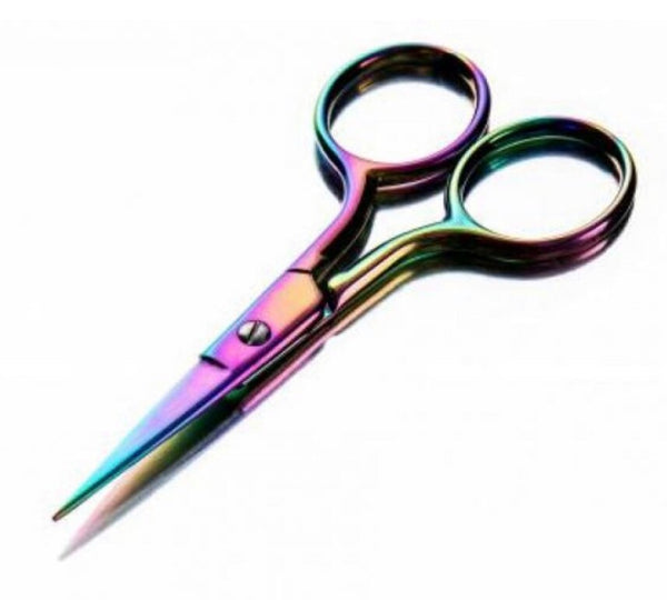 Rainbow Titanium 3.5" Embroidery Scissors - Thread Snips