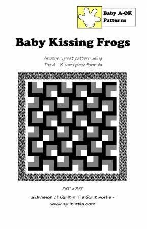 Baby Kissing Frogs - 39” x 39” - A OK Patterns
