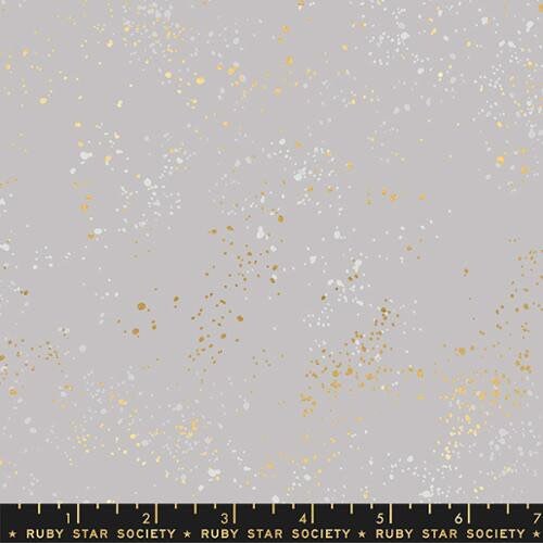 Speckled 108” Dove Gray Quilt Backing - Ruby Star Society - Sold By Half Yard