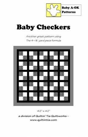 Baby Checkers - 42” x 42” - A OK Patterns