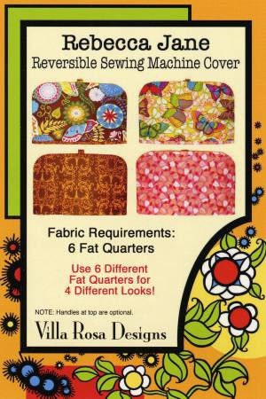 Rebecca Jane Sewing Machine Cover Pattern - Postcard Pattern - Villa Rosa Designs - VRD780189