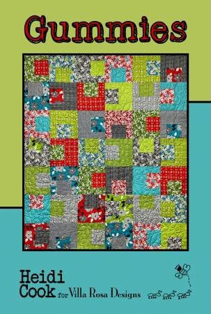 Gummies Quilt Pattern - Postcard Pattern - Heidi Cook - Villa Rosa Designs - Layer Cake Quilt Pattern - VRDRC061