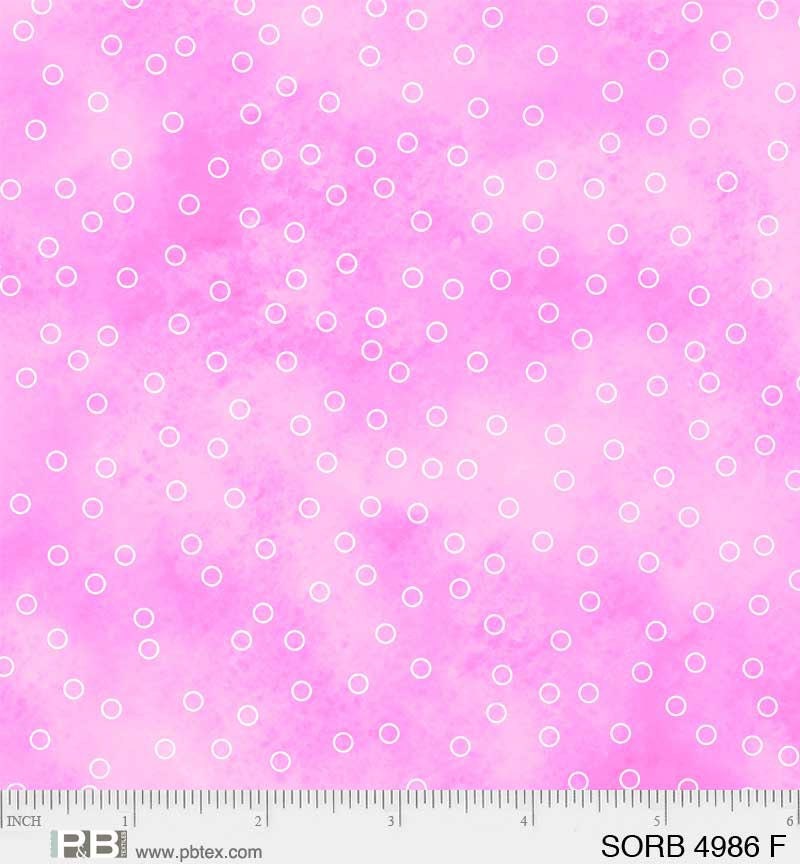Fuschia Pink Sorbet - 100% Cotton - P&B Textiles - 4896 F