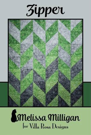 Zipper Quilt Pattern - Postcard Pattern - Melissa Milligan - Villa Rosa Designs - VRDRC230