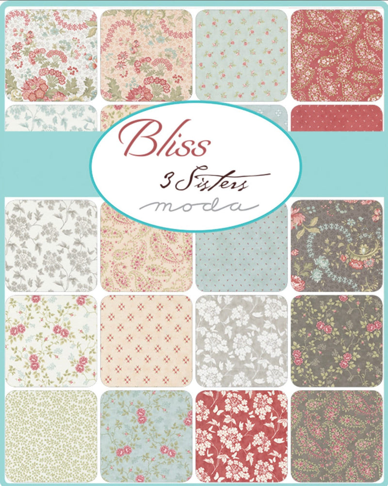 Bliss Breezy Cloud Green - 3 Sisters for Moda Fabrics - 44315 11