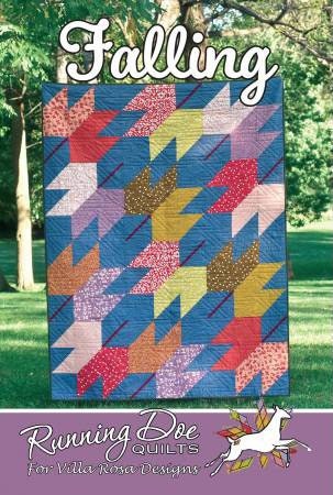 Falling Quilt Pattern - Postcard Pattern - Villa Rosa Designs - VRDRD047