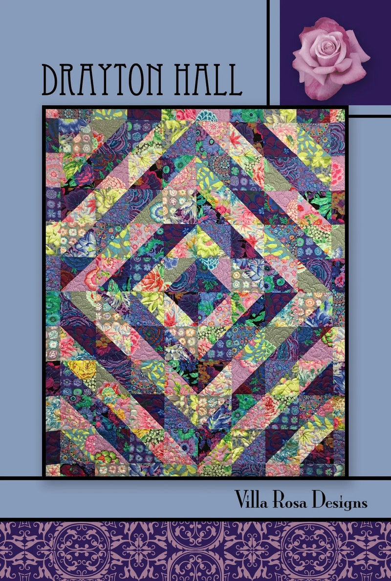 Drayton Hall Quilt Pattern - Postcard Pattern - Villa Rosa Designs - VRDRC136