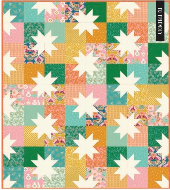 Star Pop II Quilt KIT featuring Curio from Ruby Star Society - Twin Size - 75” x 90”
