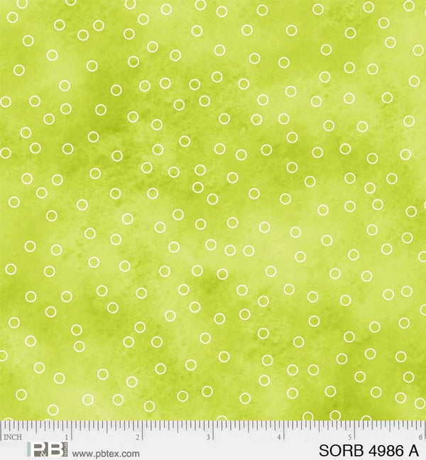 Lime Sorbet - 100% Cotton - P&B Textiles - 4896 A
