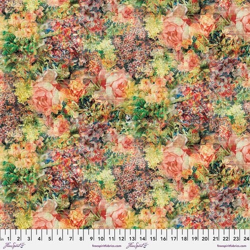 Bouquet Canvas - Embark by Tim Holtz - Sold by the Half Yard - 100% Cotton - CCTH002.MULTI
