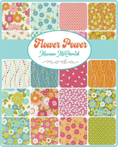 Blooming Blossoms Bubblegum - Flower Power by Maureen McCormick - Moda Fabrics - 100% Cotton - 33710 12