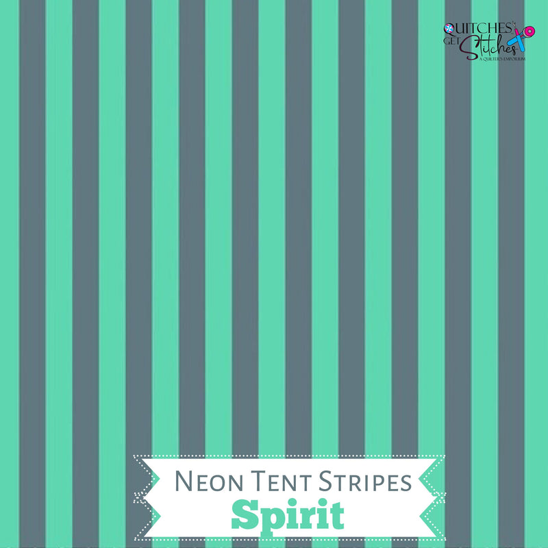 Spirit Neon Tent Stripe - Tula Pink True Colors - 100% Cotton - Free Spirit Fabrics - PWTP069.SPIRIT