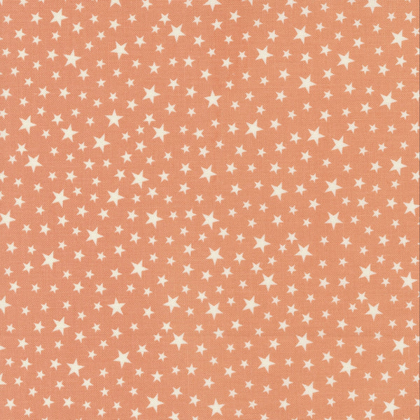 Owl O Ween Stars in Pumpkin Orange - Urban Chiks for Moda Fabrics - 100% Cotton - 31196 13