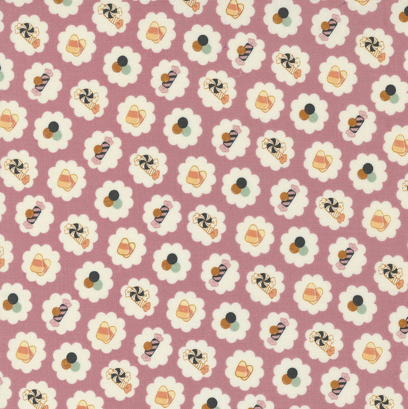 Owl O Ween Candy in Pink - Urban Chiks for Moda Fabrics - 100% Cotton - 31192 16