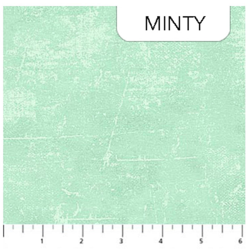 Minty Canvas Quilting Cotton - Deborah Edwards for Northcott Fabrics - 100% Cotton - 9030-600