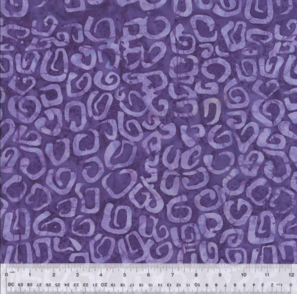 Splash Batiks Lynx Purple - Sold by the Half Yard - QE6 Splash Anthology Fabrics - 429Q-5