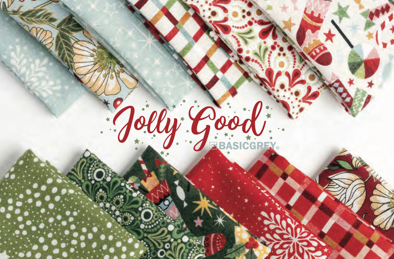 Wonderland Winter Snowflake Pine - Half Yard Increments - Jolly Good by BasicGrey for Moda Fabrics -  100% Cotton - 30722 22