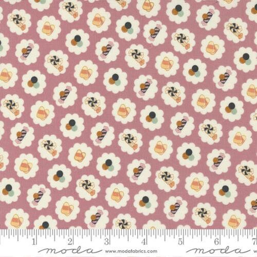 Owl O Ween Candy in Pink - Urban Chiks for Moda Fabrics - 100% Cotton - 31192 16