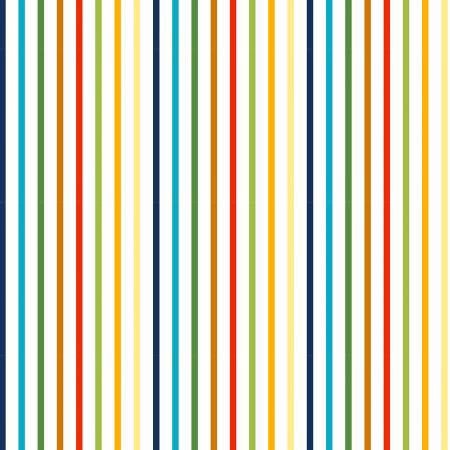 Multicolor Stripe - Half Yard Increments - Zooville Freckle & Lollie - 100% Cotton - FLZS-D135-W