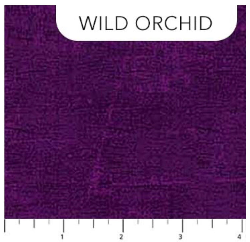 Wild Orchid Canvas Quilting Cotton - Deborah Edwards for Northcott Fabrics - 100% Cotton - 9030-880