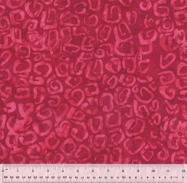 Splash Batiks Lynx Magenta - Sold by the Half Yard - QE6 Splash Anthology Fabrics - 429Q-2