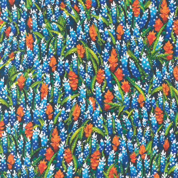 Enchanted Dreamscapes Wildflowers - Sold by the Half Yard - Ira Kennedy for Moda Fabrics - 100% Cotton - 51260 11