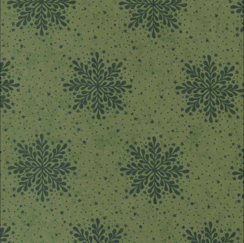 Wonderland Winter Snowflake Pine - Half Yard Increments - Jolly Good by BasicGrey for Moda Fabrics -  100% Cotton - 30722 22