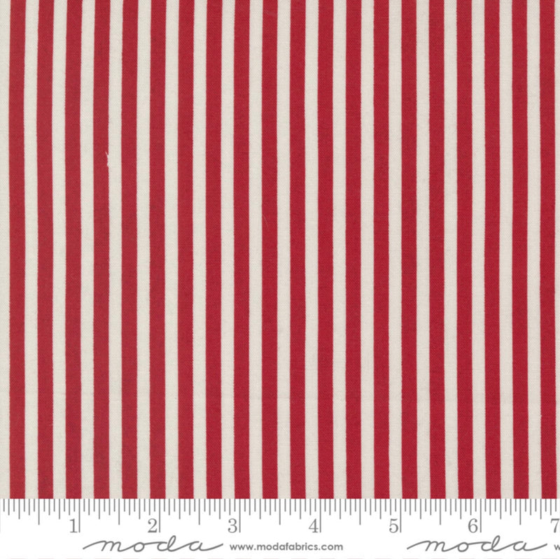 Tidings Stripes Eggnog - Half Yard Increments - Jolly Good by BasicGrey for Moda Fabrics -  100% Cotton - 30728 15