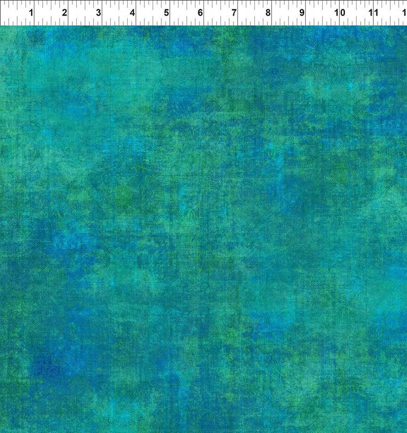 Teal Halcyon Tonals - Sold by the Half Yard - Jason Yenter for In the Beginning Fabrics - 100% Cotton - 12HN 5