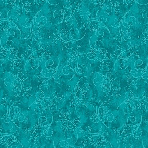 Equinox Turquoise - Sold by the Half Yard - Benartex - 100% Cotton - 13469 84