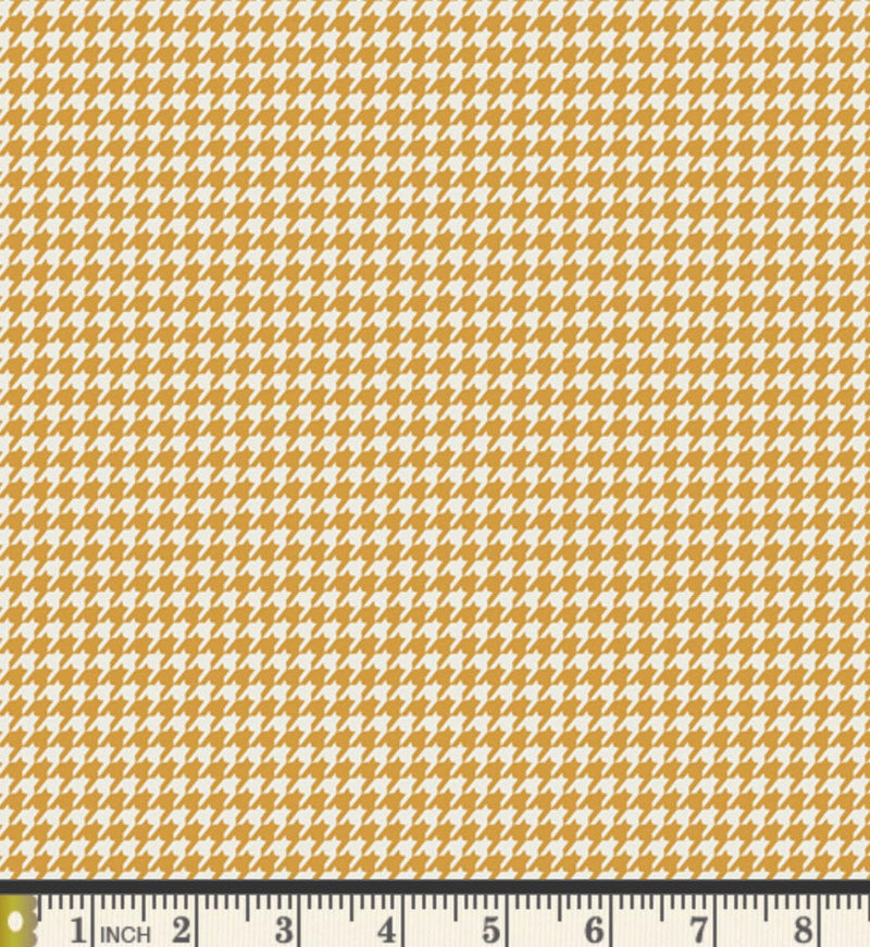Houndstooth in Solar - Sold by the Half Yard - Checkered Elements - Art Gallery Fabrics - 100% Cotton - CHE30100