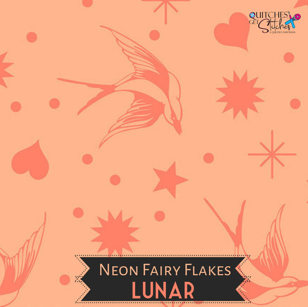 Fairy Flakes Lunar - Tula Pink - Sold by the Half Yard - 100% Cotton - Free Spirit Fabrics - PWTP157.LUNAR