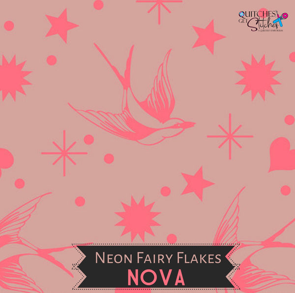 Fairy Flakes Nova - Tula Pink - Sold by the Half Yard - 100% Cotton - Free Spirit Fabrics - PWTP157.NOVA